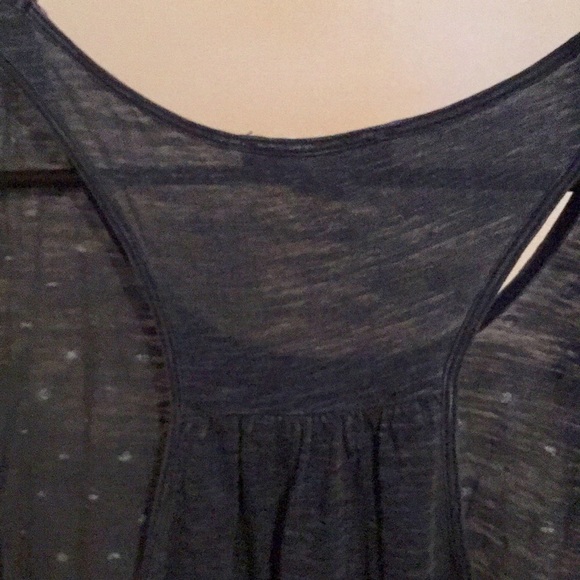 Navy blue tank top with white dots S - Picture 4 of 4